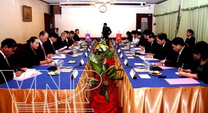 គណៈប្រតិភូគណៈកម្មាធិការសាសនារដ្ឋាភិបាលវៀតណាមទៅបំពេញទស្សនកិច្ចនៅឡាវ។